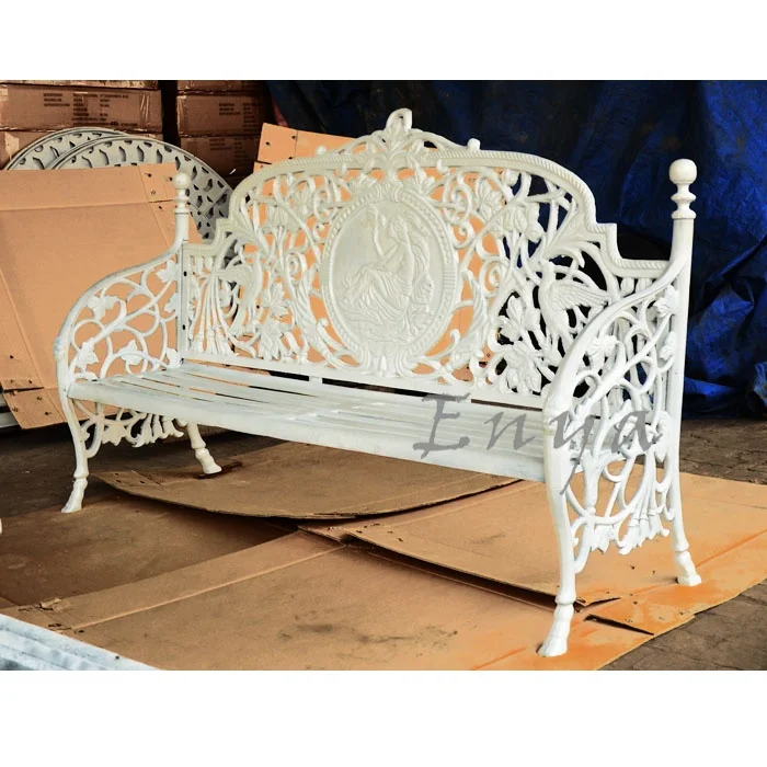 Heavy Duty Cast Iron Outdoor Furniture Patio Benches