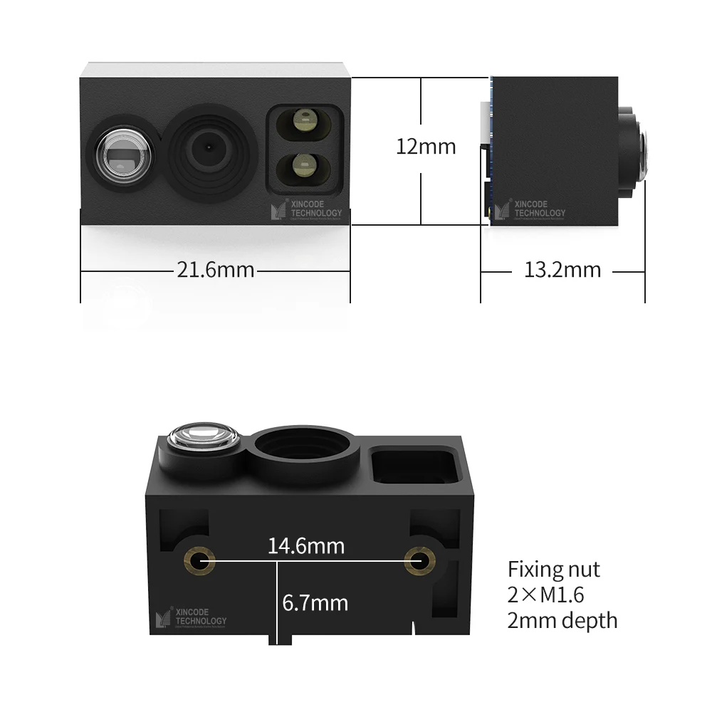 GTCODESTAR Super Mini 2D Barcode Scanner Module With Type C interface Phone Mate Barcode Scanner