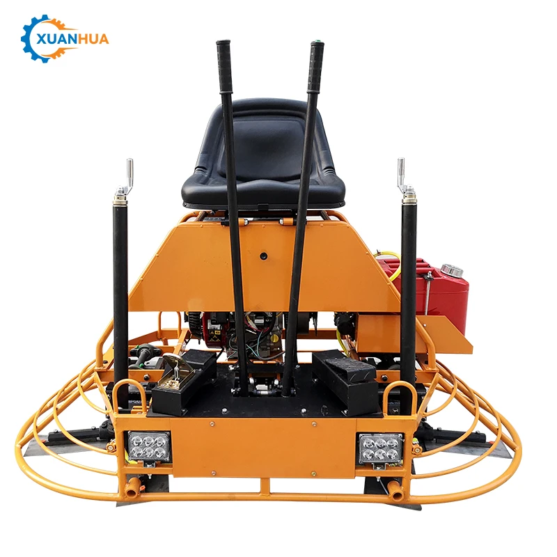 electric hydraulic ride on concrete power trowel machine