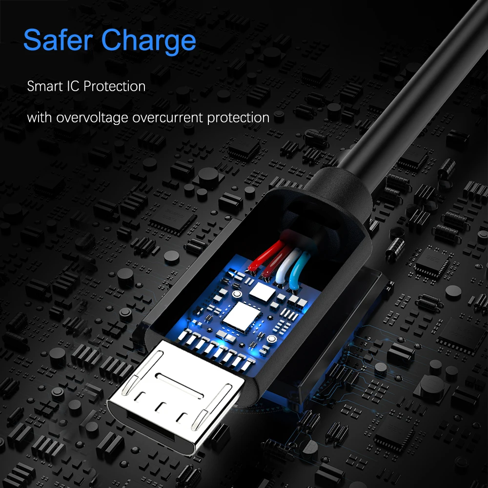 Wholesale Original 6ft Micro Charger Cable for Xiaomi Nokia LG