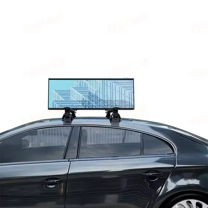 Лидер продаж рекламный экран автомобиля P2.5 P3 P5 WIFI 4G модуль с GPS простая установка светодиодный дисплей такси крышей