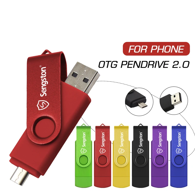 Sengston 2 in 1 USB flash drive OTG Android USB 2.0 Memory stick OTG flash drive