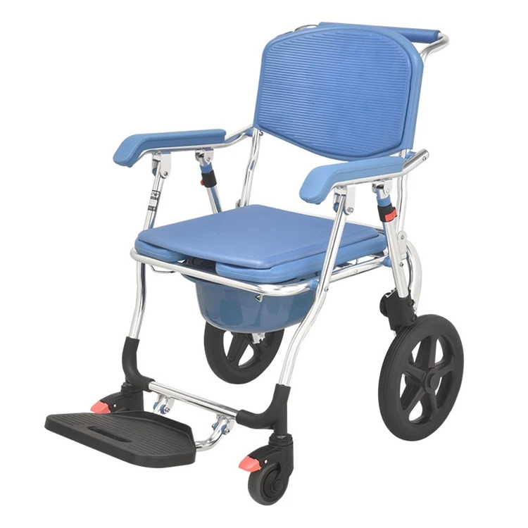 2021 new high-quality durable portable adjustable folding toilet chair for the disabled