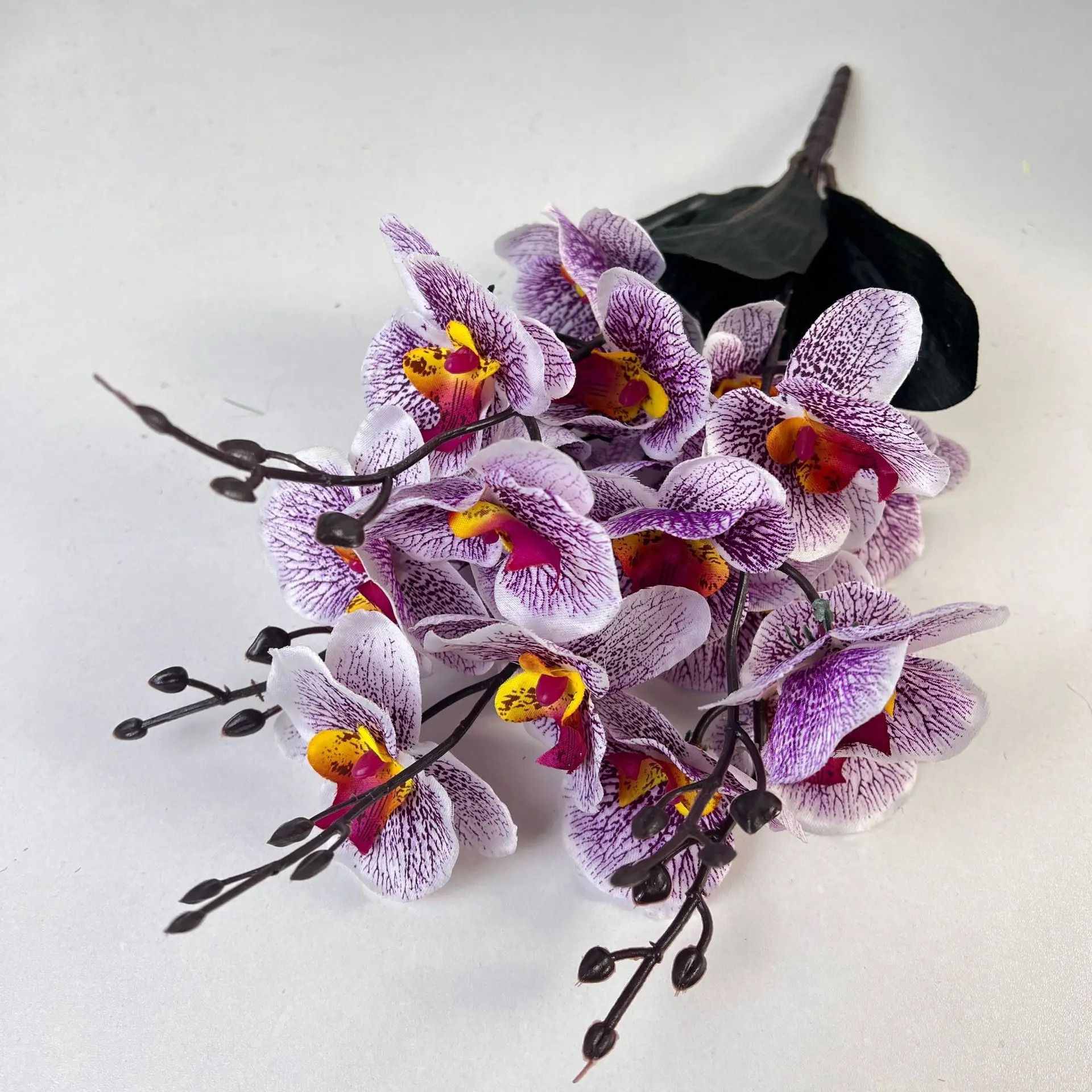 Wholesale Simulation 5-fork 20-head phalaenopsis bouquet home furnishings wedding decoration photography props