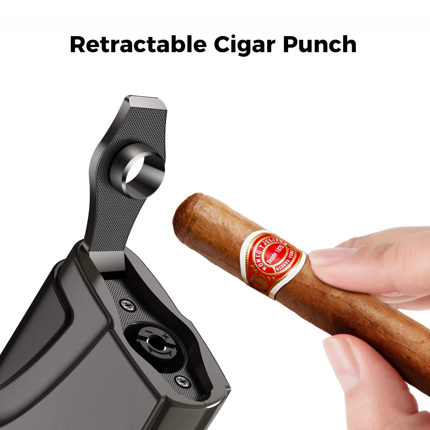 
Custom Logo Cbd Table Gun Safety Lock Triple Jet Flame Butane Cigar Lighter Cigar Torch Lighter Cigar Lighter 