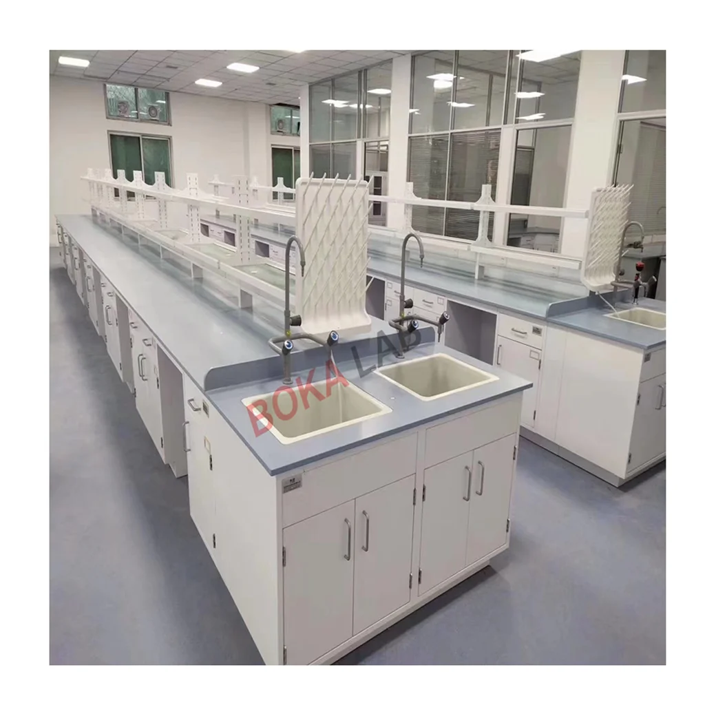 China High-Quality Lab Furniture Table Chemistry Work Bench With Socket
