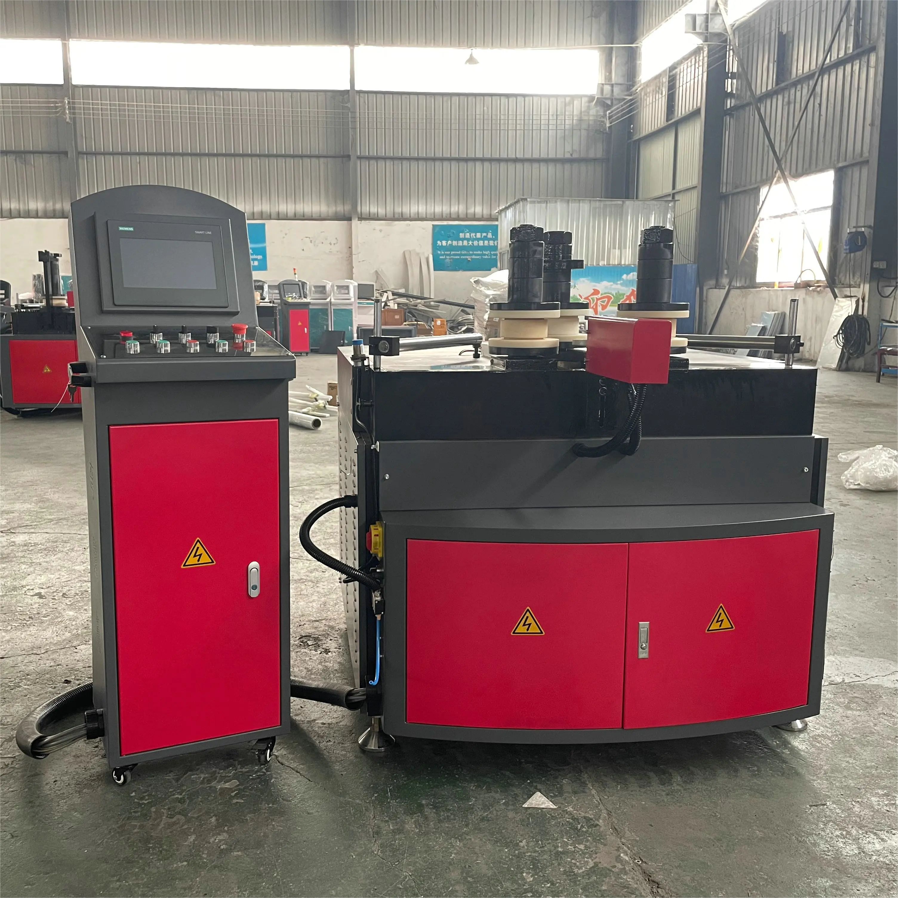 Full-automatic pvc profile arch bending machine aluminum window profile bending machine