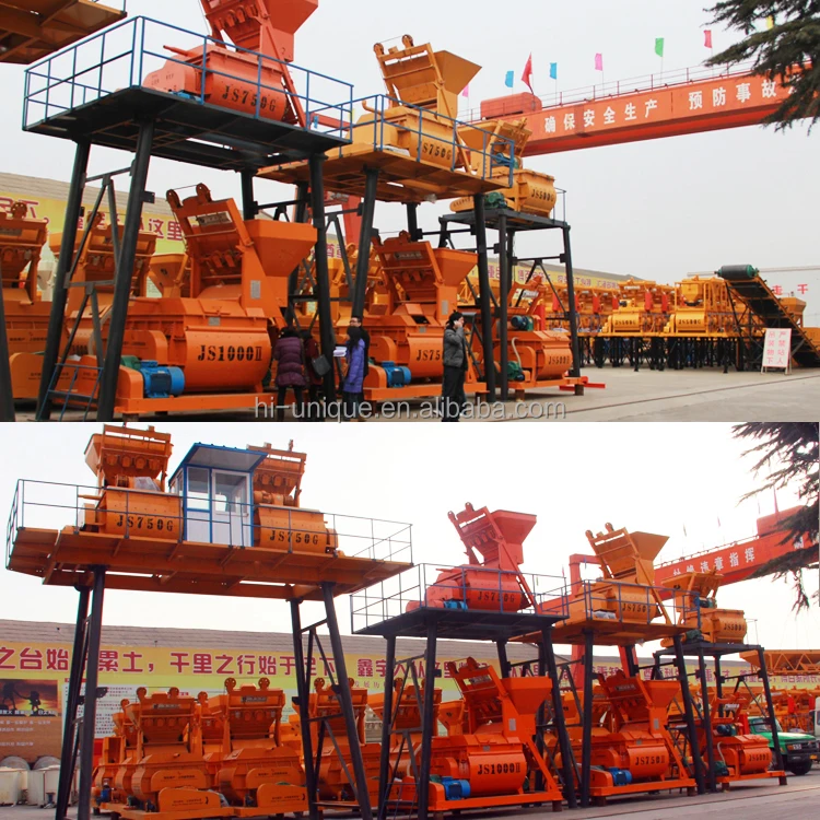 Ready mix concrete plant machinery 75m3/h simple batching plant for block machine