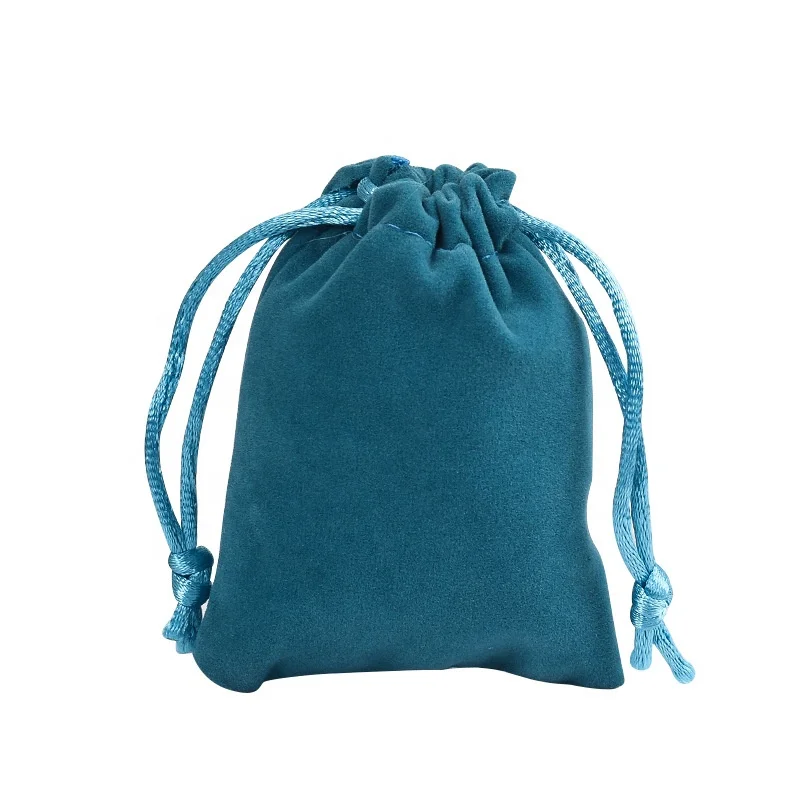 Becan  Custom Logo Microfiber Cotton Drawstring Bag Envelop Packaging Velvet Jewelry Pouches