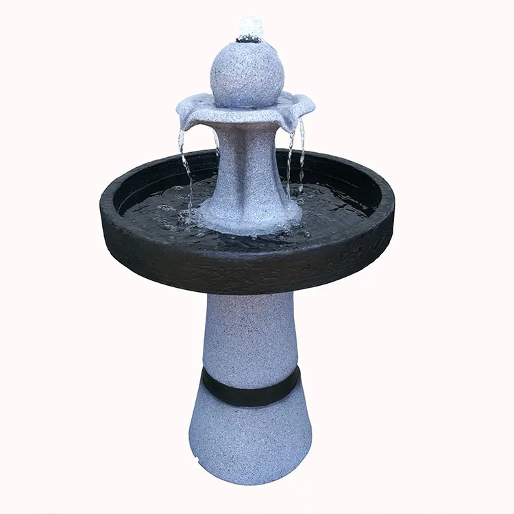 Оптовая продажа, мини подарок, Стекловолоконный наружный искусственный водопад, смола, Солнечный сад, светодиодный водяной фонтан