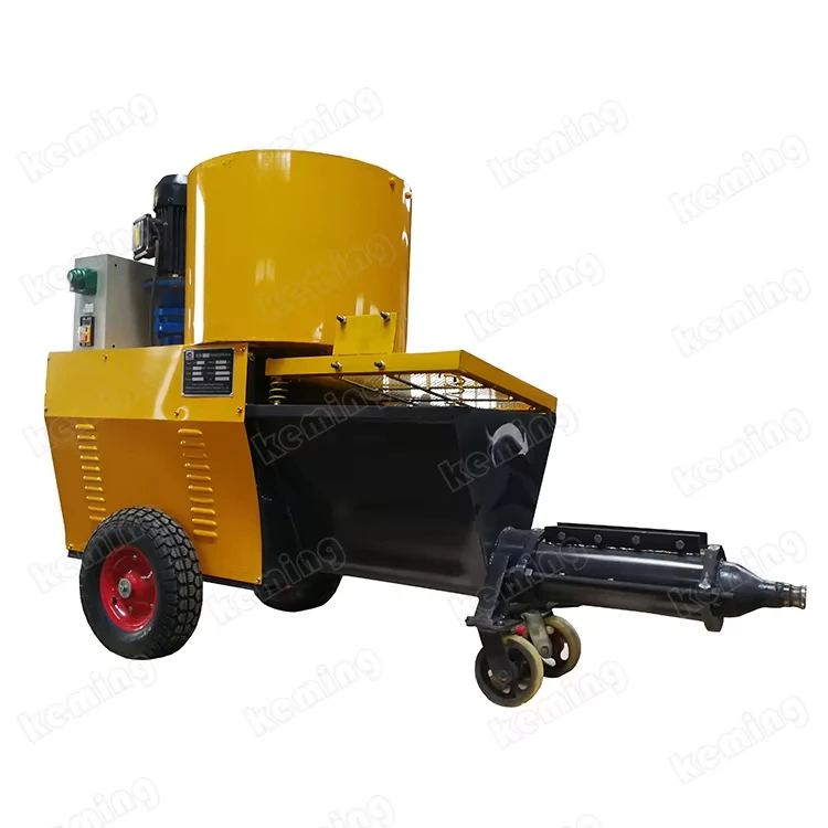 cheaper 180 m2/h putty Spray Machine  Mortar Plastering construction equipment with 3 kw mixer
