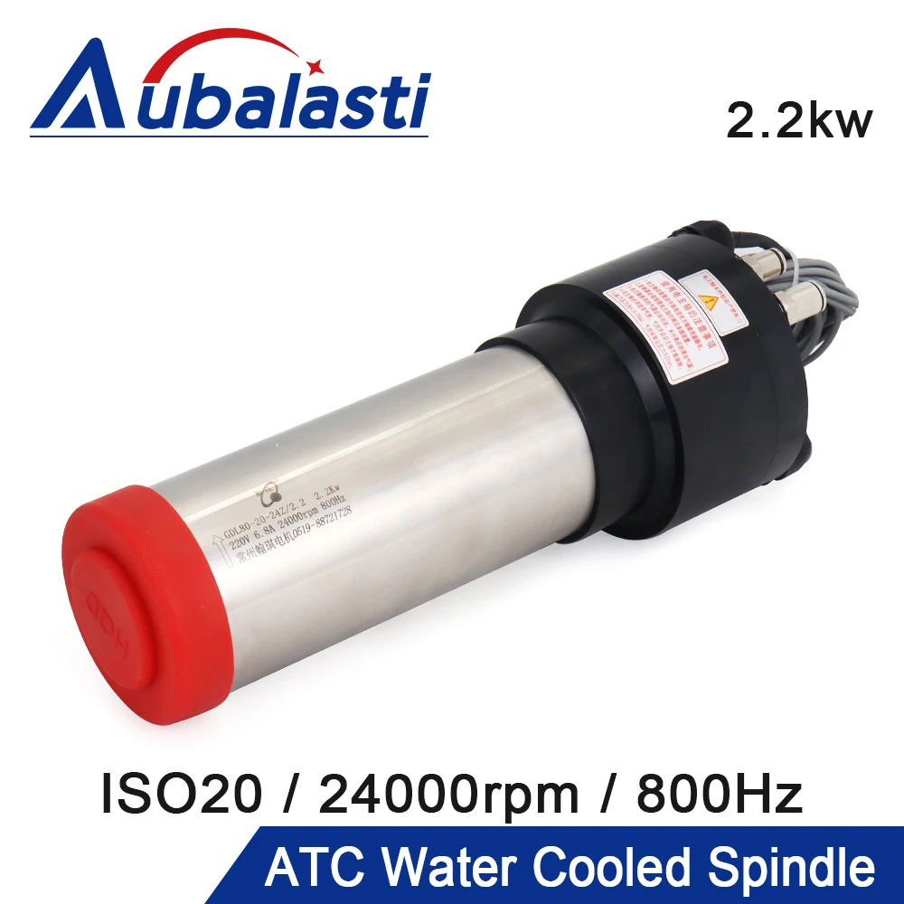 2.2KW шпинделя УВД 3HP ISO20 24000 об/мин 220V 7.6A 800 Гц 80 мм автоматическая смена инструмента мотор Силовые транзисторы NPN PNP для фрезерный станок с