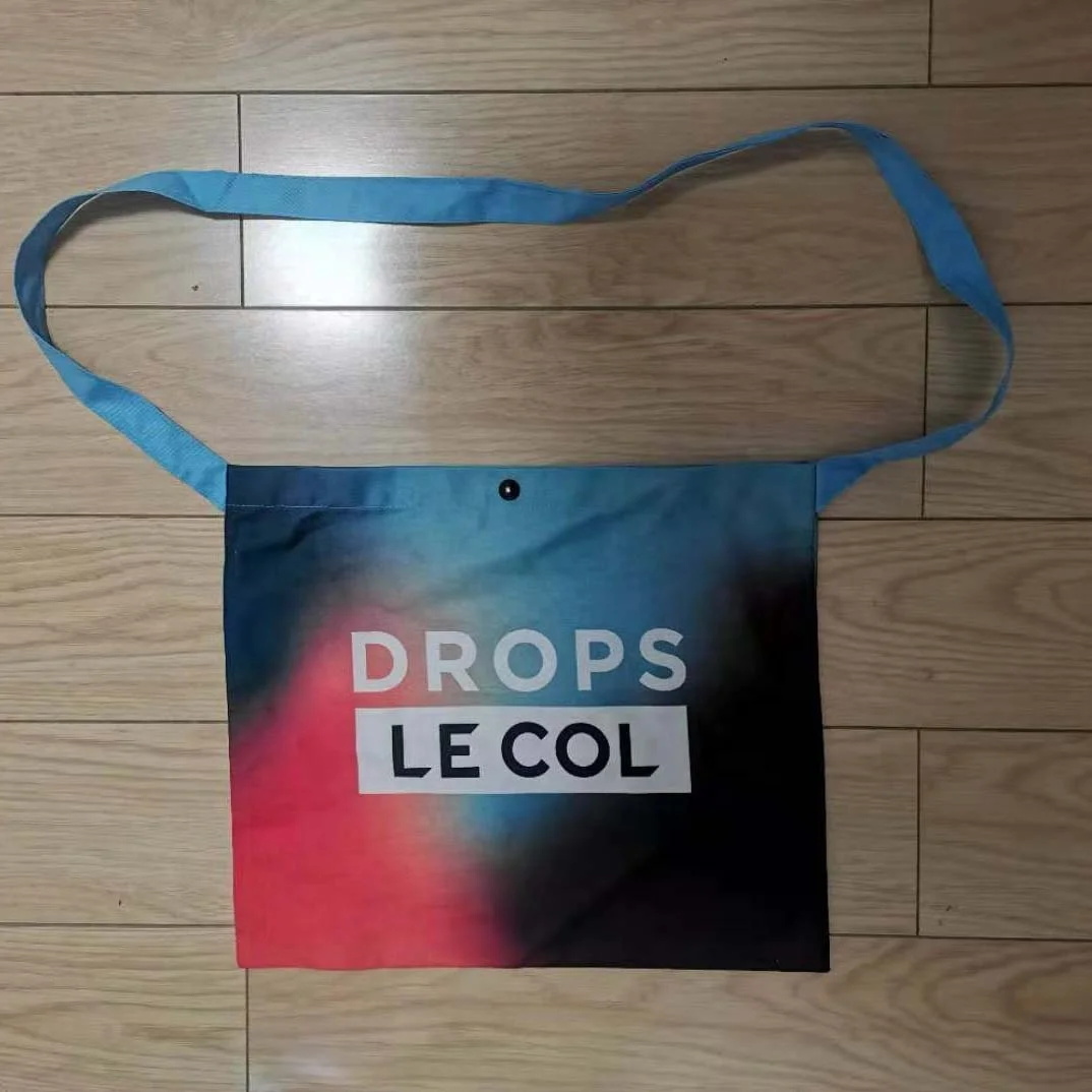 Adjustable Seat Belt Digital Silk Printing Outdoor Mountain Bike Race Shoulder Food Feeding Cycling Musette Bag