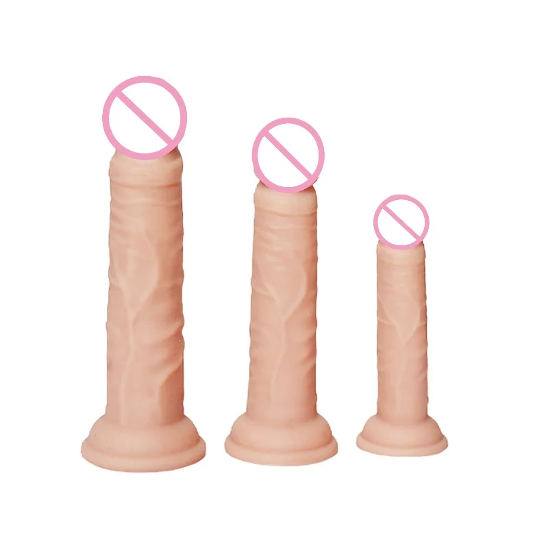 Hot-selling small dildo penis eggless dildo liquid silicone female masturbation simulation dildo
