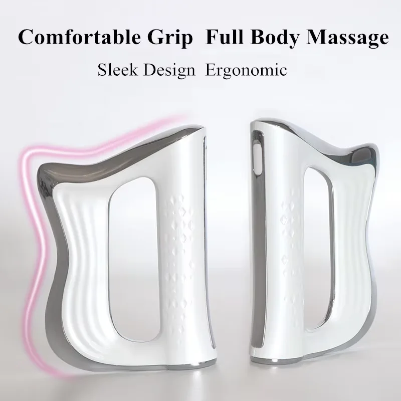 OEM/ODM Custom treatment Massage muscle relaxation pulse body Chiropractic Heated massage fascia gun EMS massager Gua sha tool