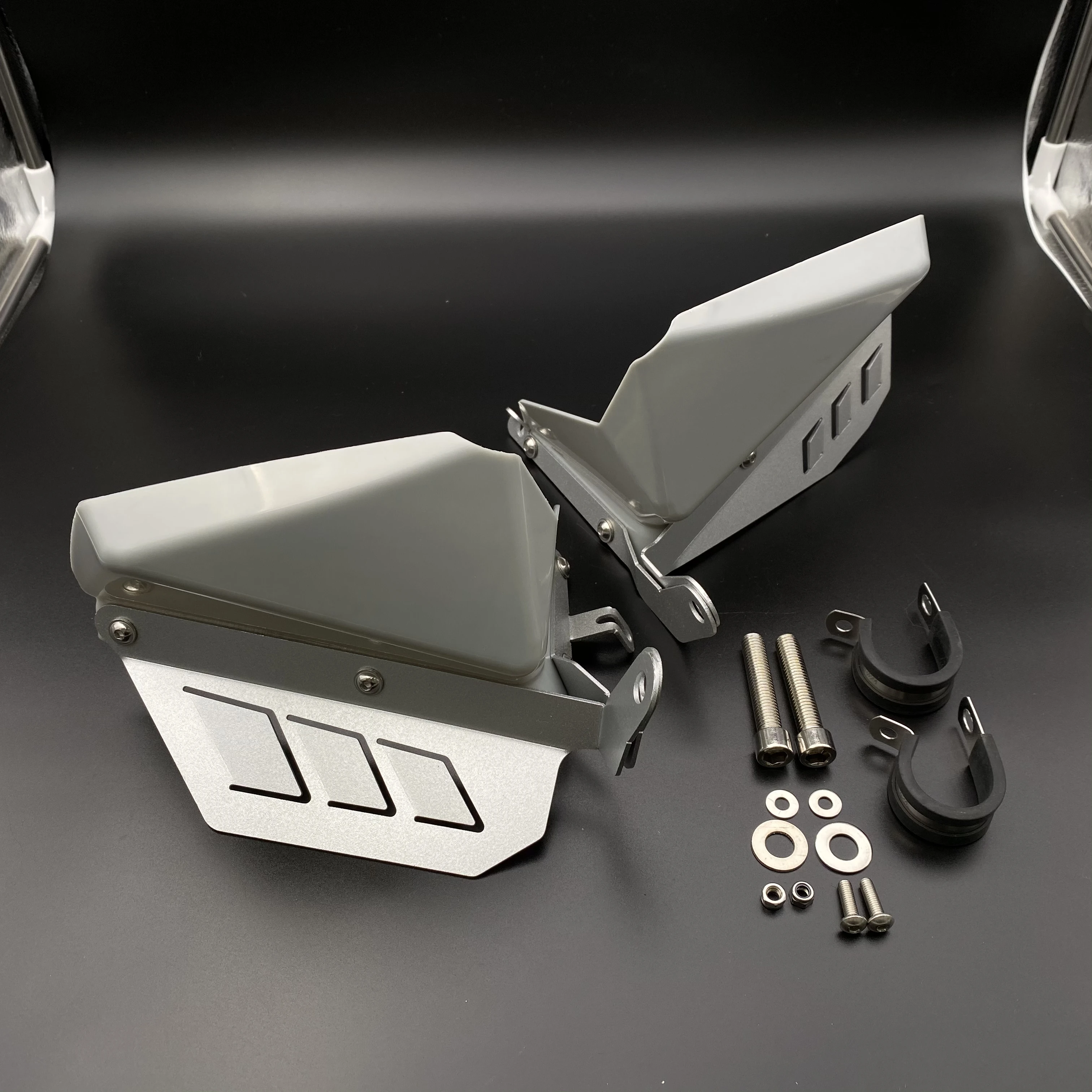 REALZION Motorcycle Modified Foot Pedal Mudguard Footrest Fender For BMW R1200GS LC 2013-2018 R1200GS LC ADV 2014-2018