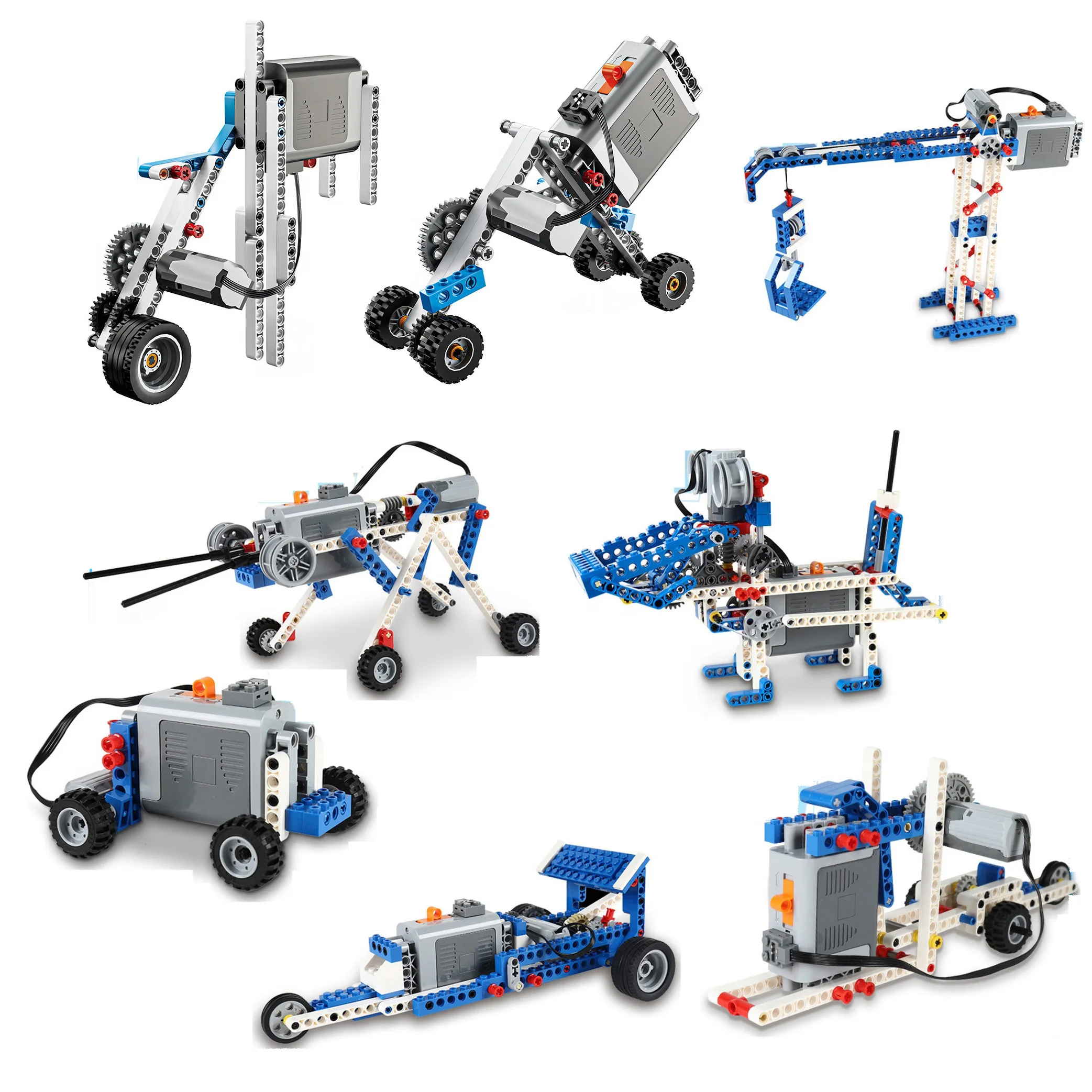 310+Pcs Children Diy Mechanical Engineer Learning Programmable Robot Dog Robotics Kits Steam Toy Building Block Set