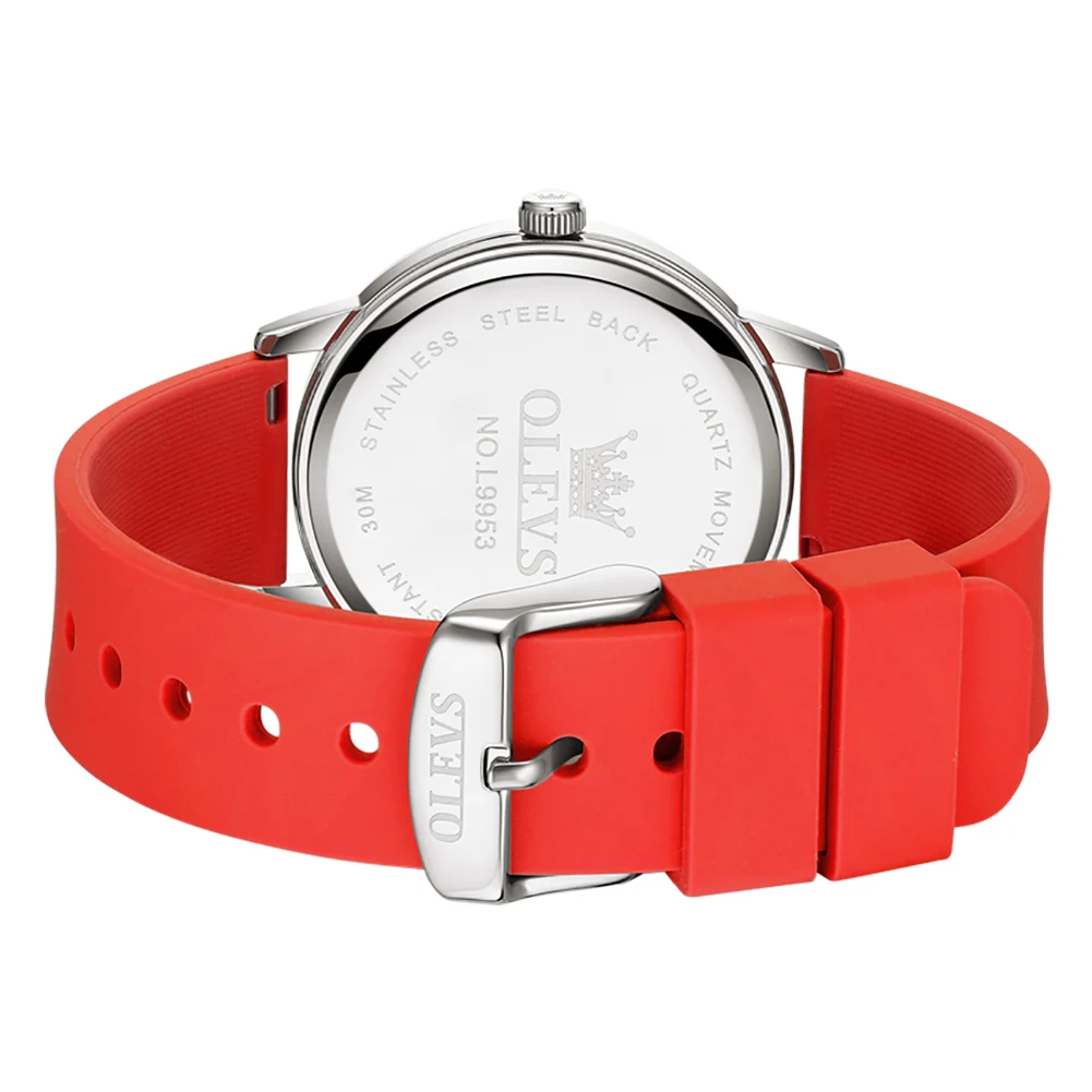 OLEVS 9953 Wholesale Nurse Watch Dial 38mm Silicone Doctor Pocket Silicone Women Arabic Numeral Watches