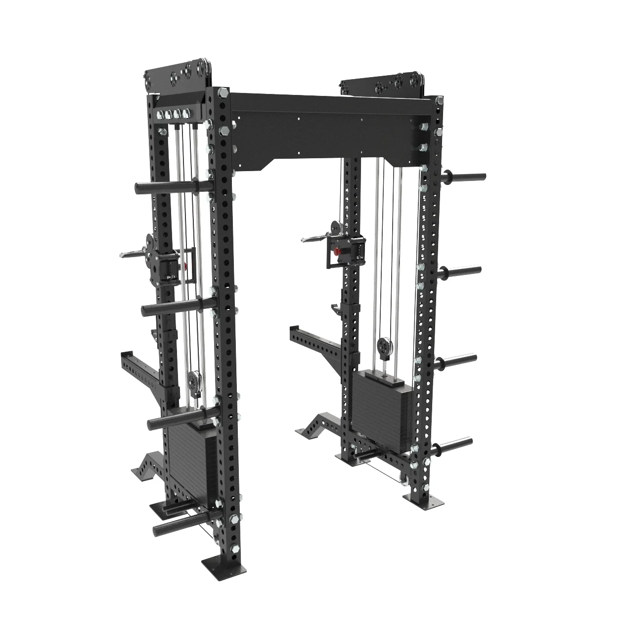 Cross fit VM-1200 multifunctional power rack lat pulldown power rack cable crossover rack
