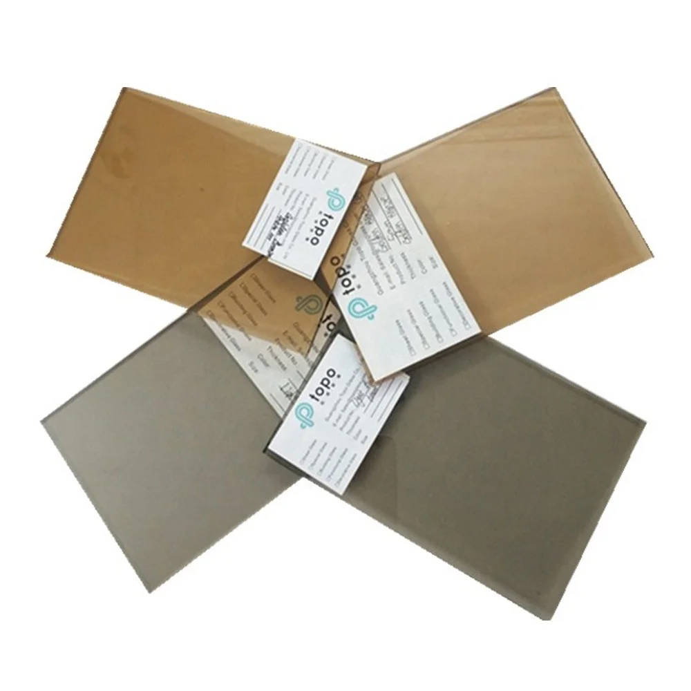 4mm 5mm 6mm 8mm 10mm 12mm Tinted  Bronze Float Glass Samples (C-GB)