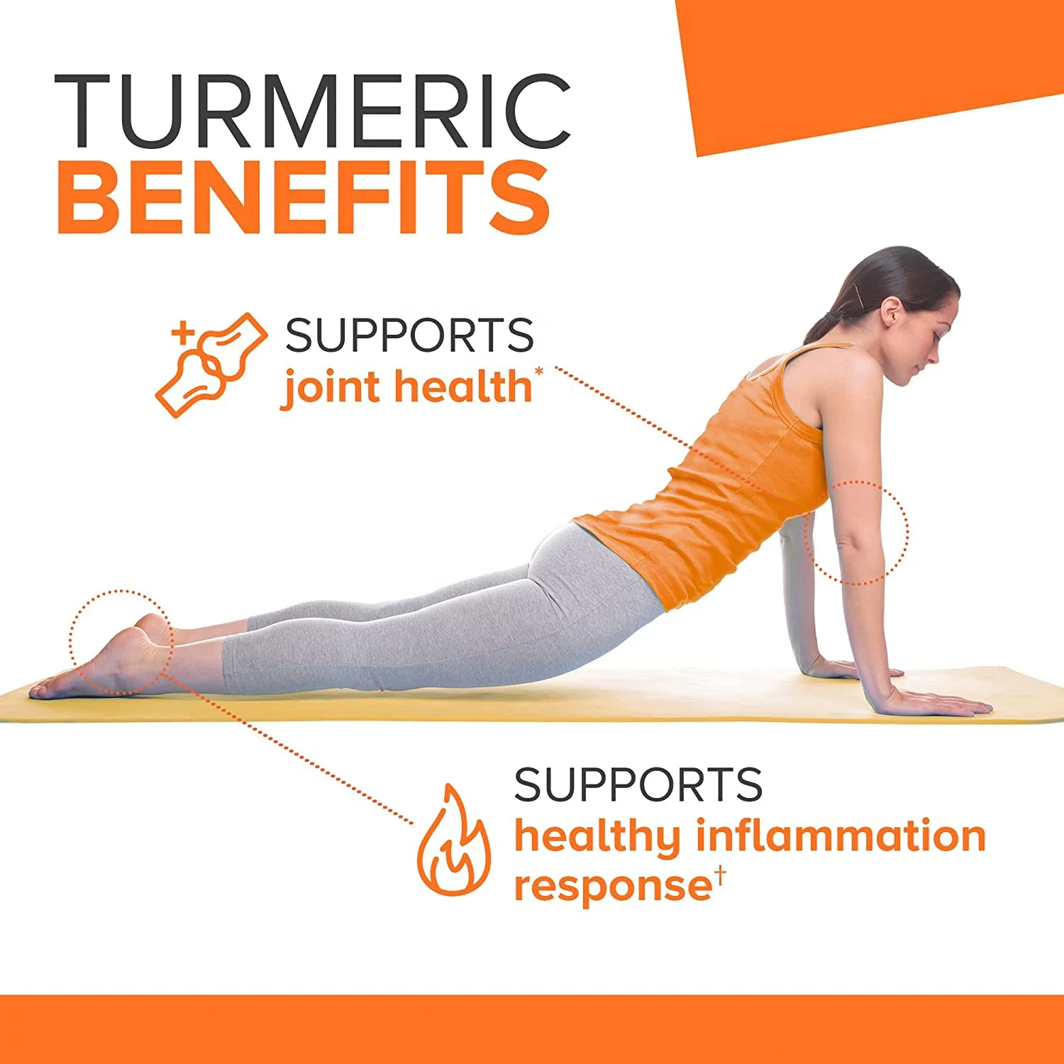 Extra Strength Tumeric & Joint Support Supplement and Ultra High Absorption 1500mg Vegetarian Turmeric Curcumin Capsules