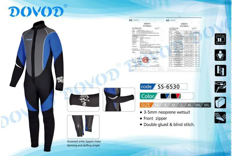 Wholesale Custom 3MM Warm Jumpsuits Surfing Rubber Diving Suit Men Wetsuit