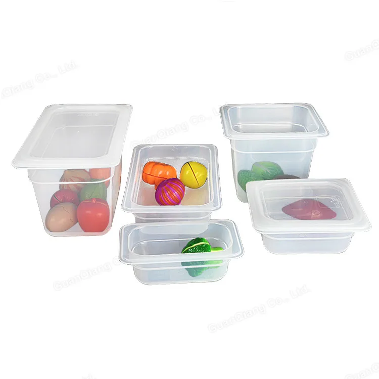 
Hotel buffet equipment 1/3 container NSF listed plastic GN food pan 