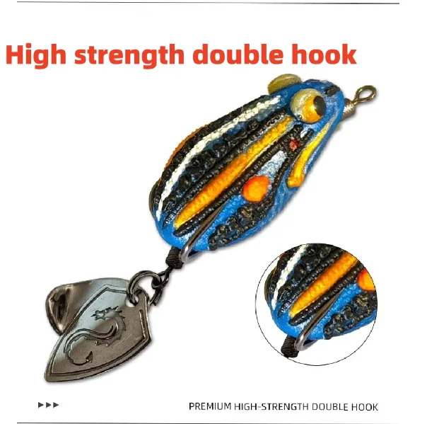 Wholesale 5G-7G NEW Latex Fishing Bait Jumping Soft Frog Lure Artificial Fishing Baits Soft Frog Fishing Lures