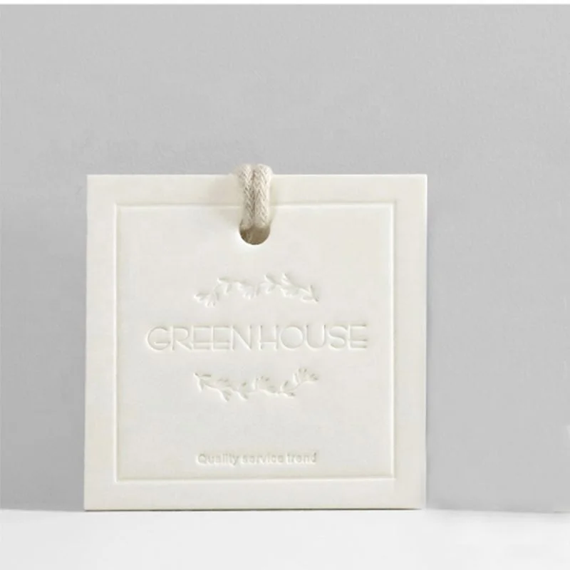 Custom Luxury T Shirt Garment Recycled Personalized Custom Logo Garment Clothing Hang Tags