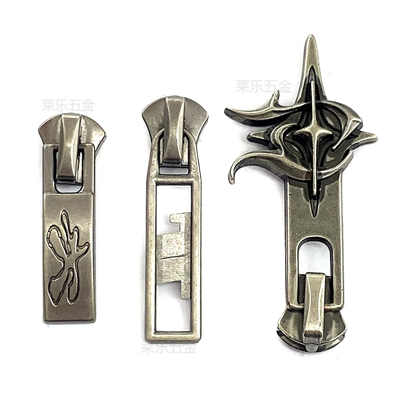 Garment Sewing Accessories zipper pulls Star Shaped Zip For metal Zipper Repair Kits Replacement Zipper Slider