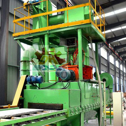 new design abrator granite floor tile polishing granit roughening border paver slab stone road  shot blasting machine equipment