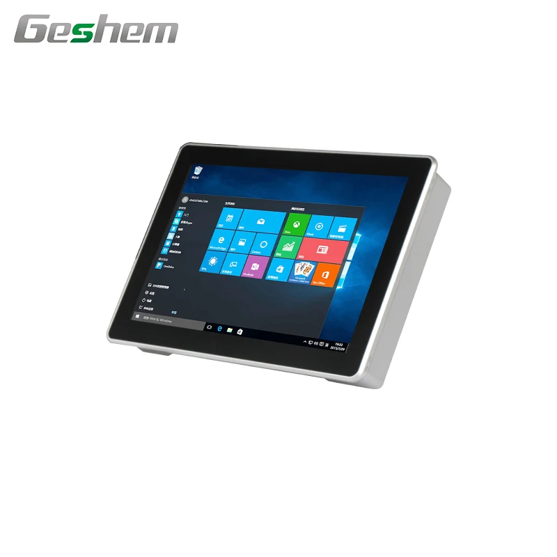 Pane Pc Industrial Computer All in One for Widnows Support Dual LAN 6 USB RS485