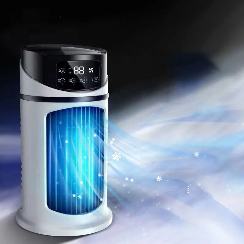 Air Cooler Dormitory Humidification Smart Table Fans Office Desktop Usb Timing Air Conditioner Fan