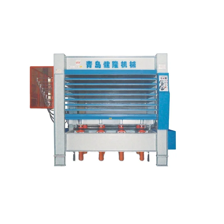 2020 new CE certification wood making customizable easy to operate hydraulic 100 ton PLC screen hot press machine for door