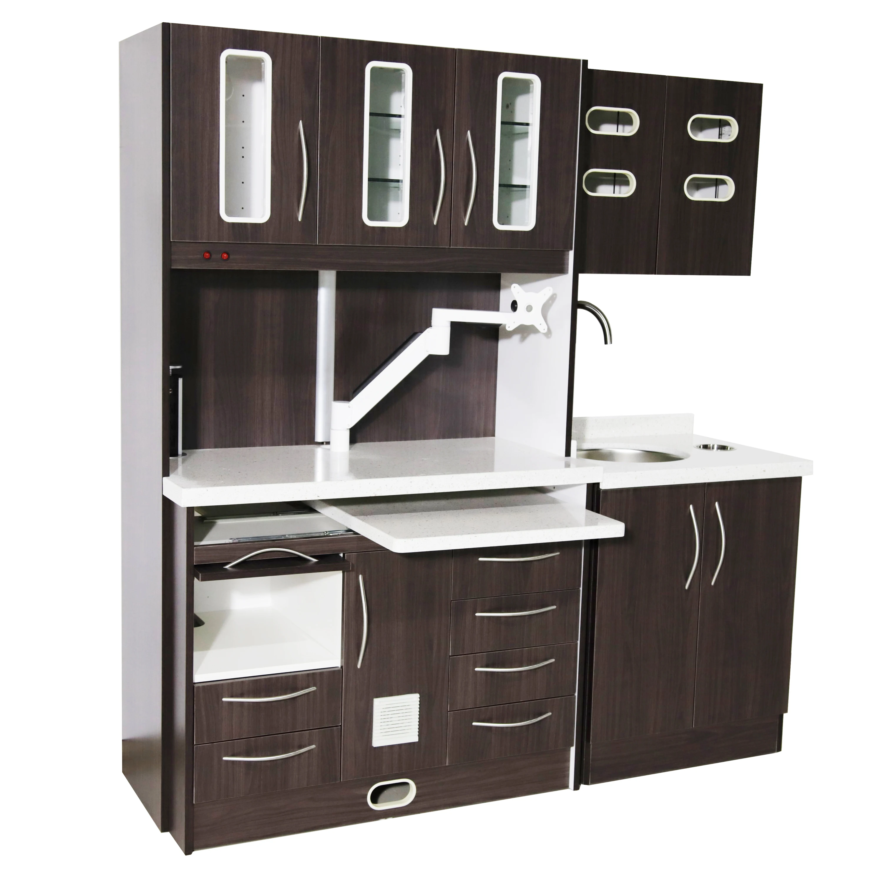 Free customization dental clinic furniture cabinet dental cabinetry modern dental cabinets for sale dental reception desk