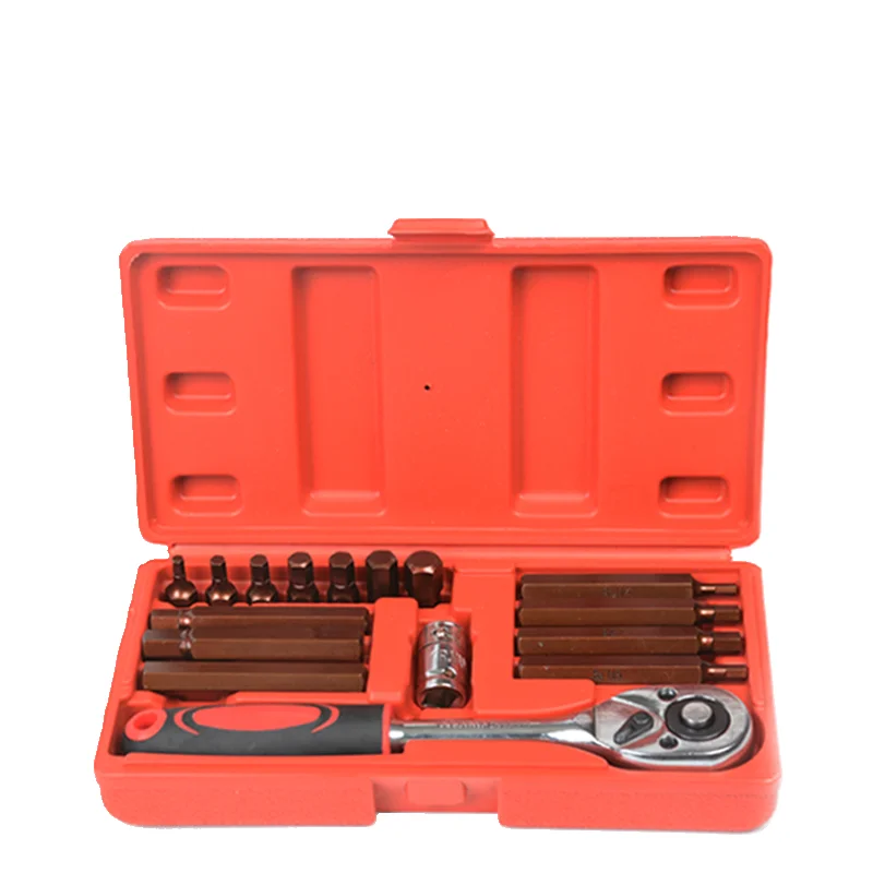 Hexagonal 16 piece set heavy star bit socket star set Torx bit screwdriver socket set low price