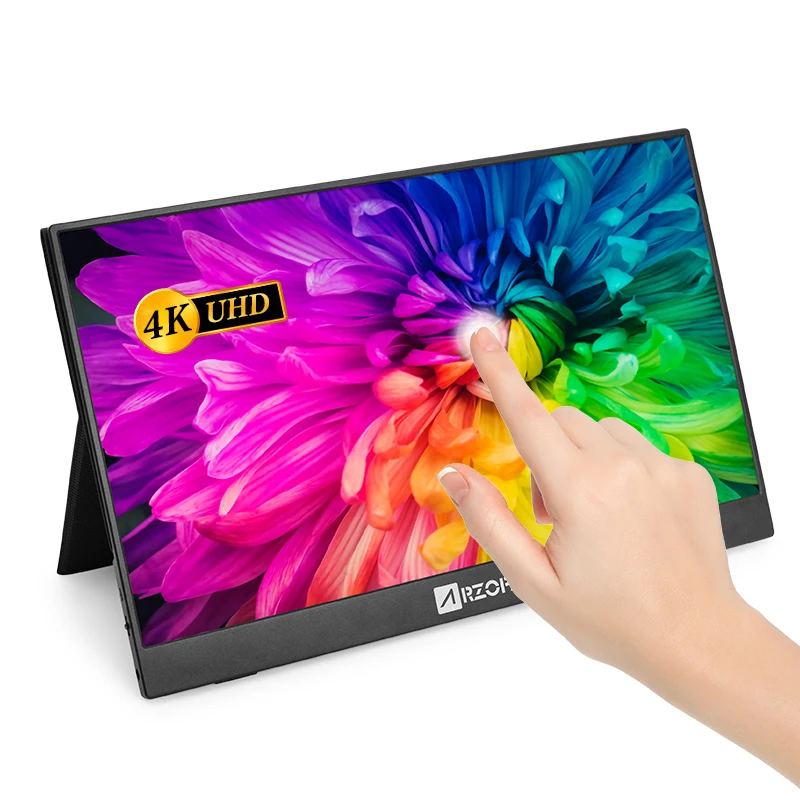 Портативный монитор 14 0 дюйма Full HD 1080P IPS экран USB Type-C HDMI Внешний дорожный для