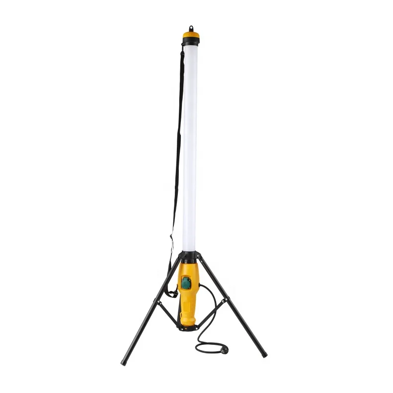 360 Degree 6000LM  Tripod With Sockets LED Work Floor Light