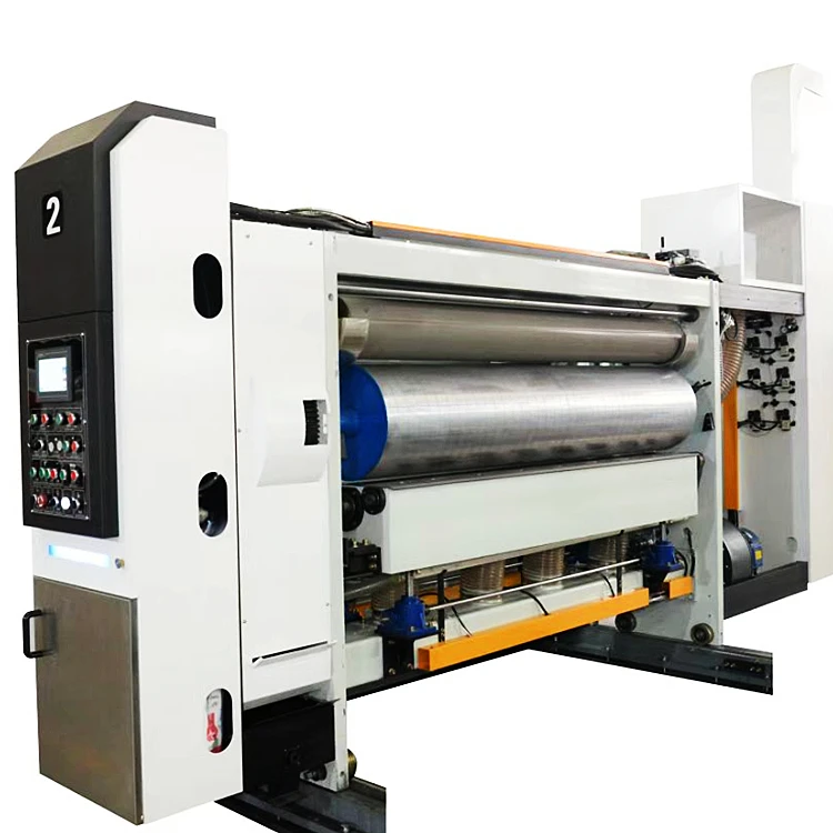Quan Heng carton printing slotting die-cutting machinery automatic /carton printing slotting die-cutting machine easy to opera