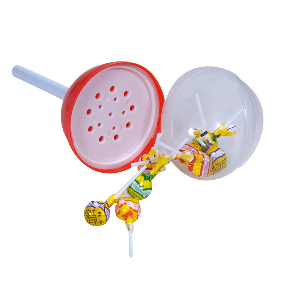 Amos Kid Like Colorful Hard Twist Stick Fruity Giant Round Lollipop Candies And Sweets