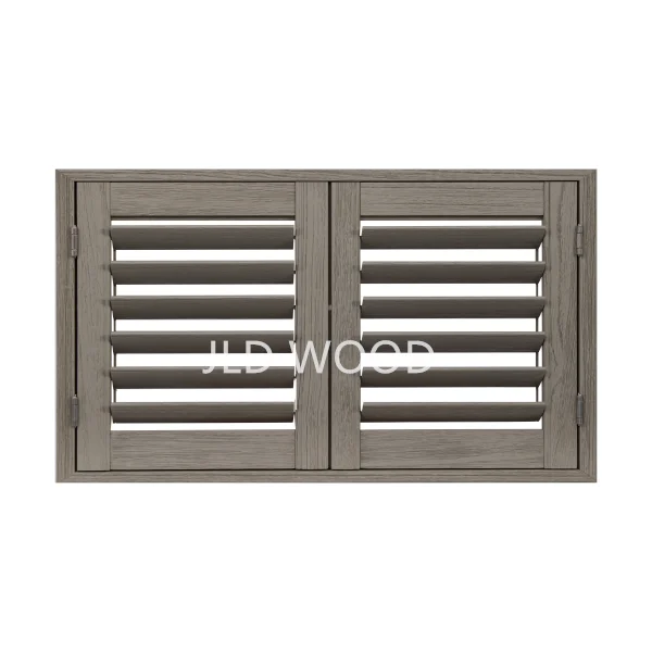 Wood plantation shutters for home decoration factory direct supply shutters wholesale