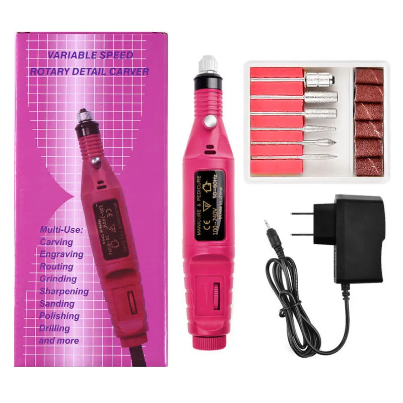 Новый мини электрический полировщик для ногтей USB портативный Электрический набор