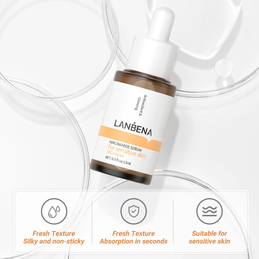 LANBENA super hydra 15% ascorbic acid bio balance instant wrinkle remover serum belay professional firming 5 in one cilt serum