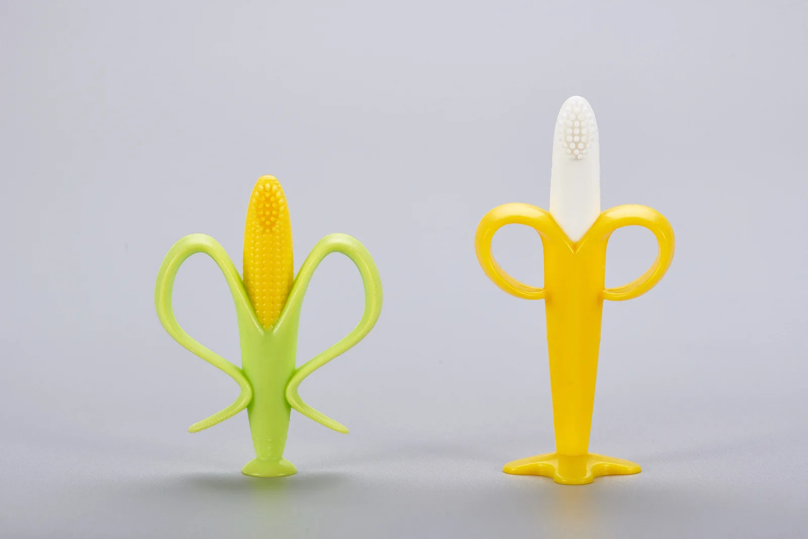 Wholesale New Design Infant Toddler Silicone Teether Soft Corn Shape Toys Baby Teether Bpa free