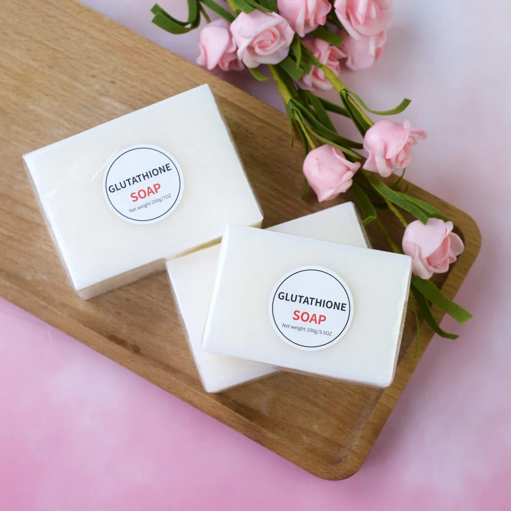 Best Sell Products Natural Handmade Soap Bar Vitamin C Glycerin Papaya Soap Whitening Glutathione&Kojic Acid Soap