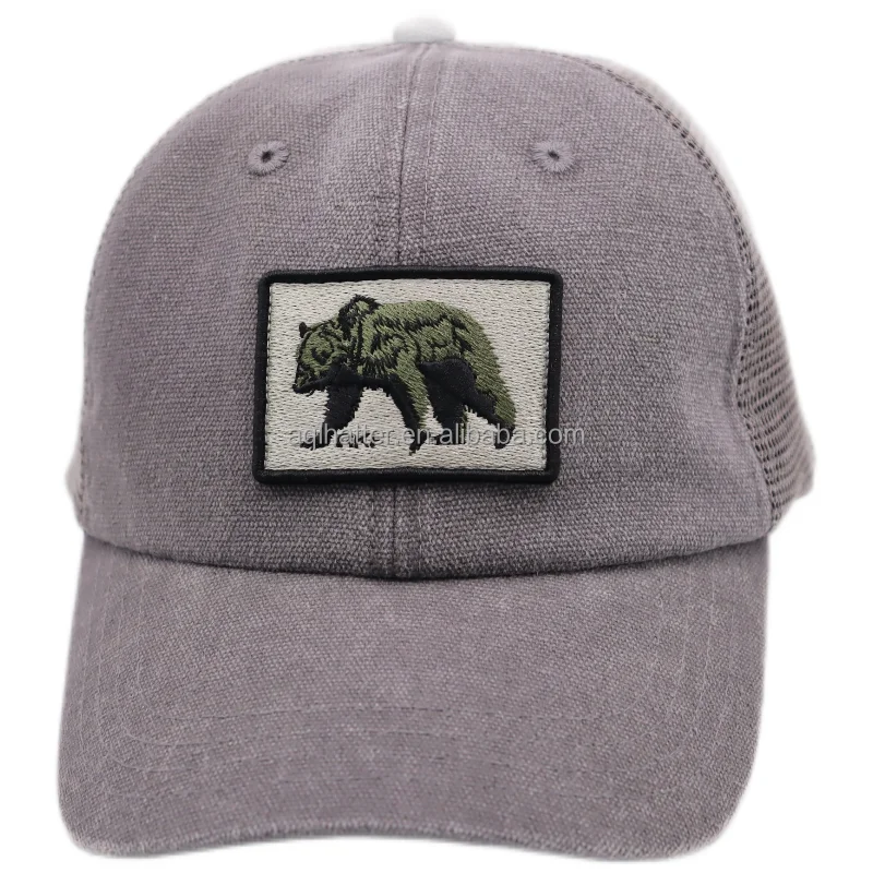 Высококачественная мягкая парусиновая хлопковая 6-панельная Кепка для дальнобойщика с вышивкой патч для папы дальнобойщика на заказ