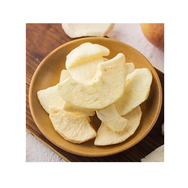 Natural Freeze Dried Apple Slice/Dice Fruit Snack Decorative Dry Fruits Can Customize