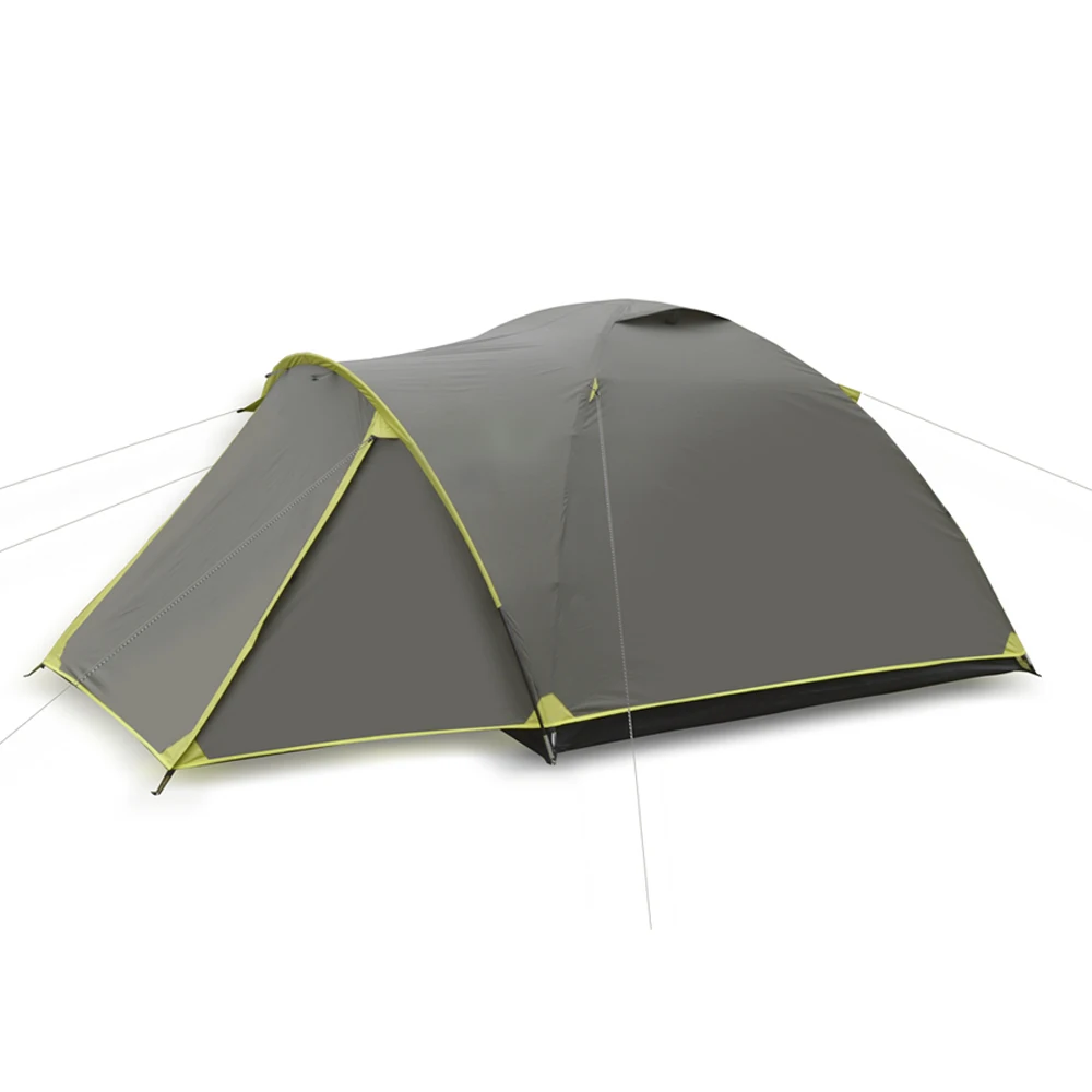 MOQI Factory Direct Turtle Tourist Tent Large Space Beach Tent Double Layers Fiber Glass Pole Outdoor Camping Tents