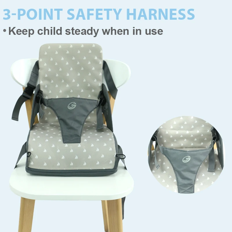 Portable outdoor baby chair feeding chair kids foldable dining chair portable mummy bag fashion booster seat