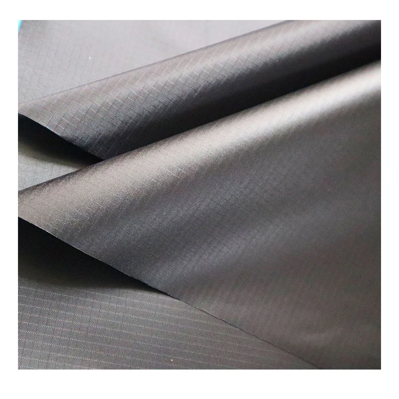 YNS Factory Wholesale Waterproof Taffeta 210t Polyester Taffeta Fabric  Silver PU Coated Taffeta  for Umbrella Tent